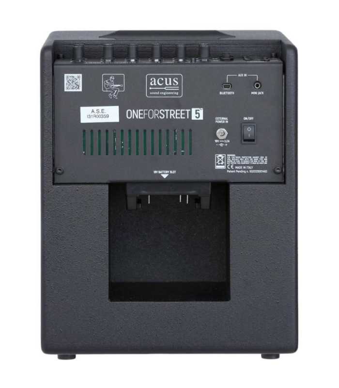 Amplificador para instrumentos acústicos ACUS ONEFORSTREET 5 BLACK