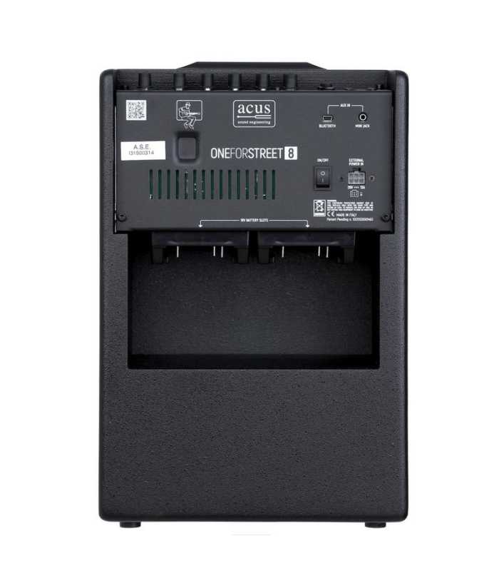 Amplificador para instrumentos acústicos ACUS ONEFORSTREET 8 BLACK