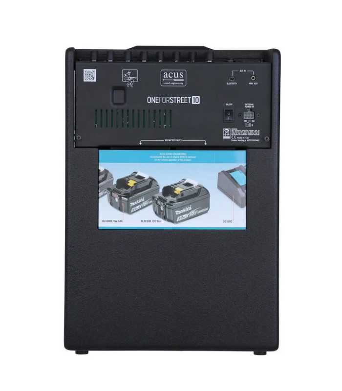Amplificador para instrumentos acústicos ACUS ONEFORSTREET 10 BLACK