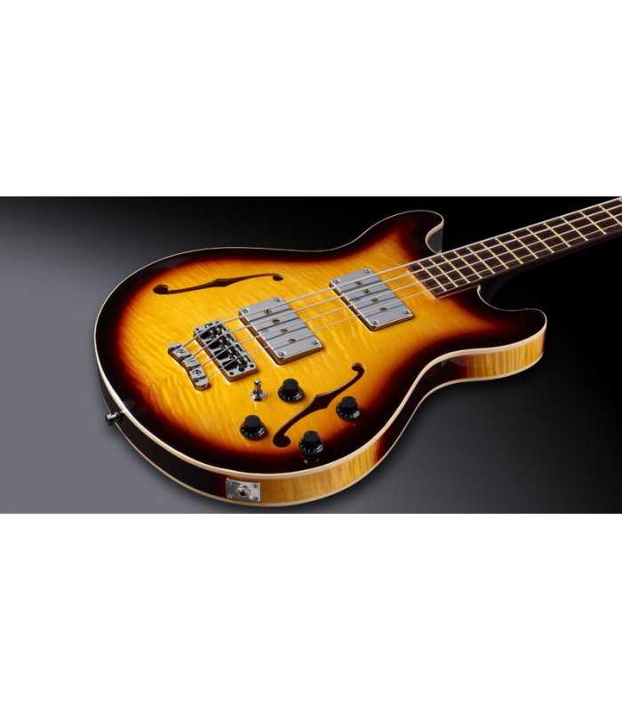 Warwick Star Bass - 4 cuerdas - AAA Flamed Maple Top Vintage Sunburst Transparent HighPolish