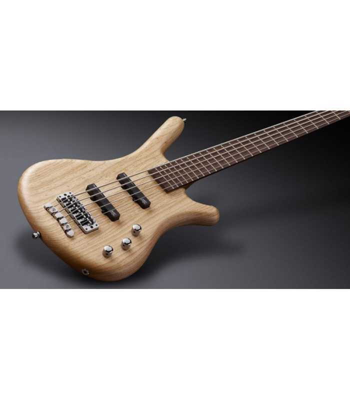Bajo eléctrico Warwick Corvette Standard Ash - 5 cuerdas - pasivo / pasivo Natural Transparente Satinado