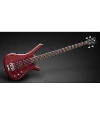 Basse électrique Warwick Corvette Standard Ash - 5 cordes - passive / passive  -  Colored Transparent Satin