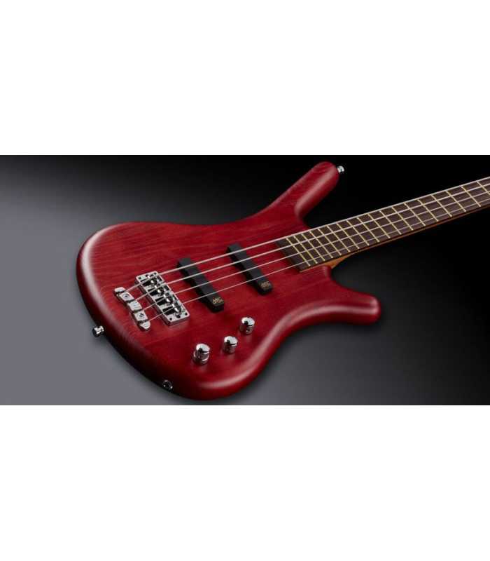 Basse électrique Warwick Corvette Standard Ash - 4 cordes - active  / active  - Colored Transparent Satin