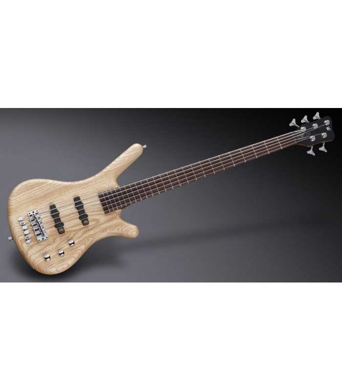 Basse électrique Warwick Corvette Standard Ash - 5 cordes - active  / active  Natural Transparent Satin