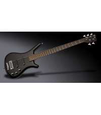 Bajo eléctrico Warwick Corvette Standard Ash - 5 cuerdas - activo / activo Solid Black High Polish
