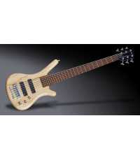 Basse électrique Warwick Corvette Standard Ash - 6 cordes - active  / active  Natural Transparent Satin