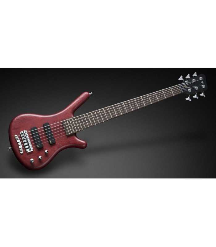 Basse électrique Warwick Corvette Standard Ash - 6 cordes - active / active - Colored Transparent Satin