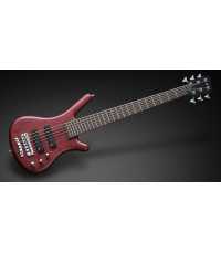 Basse électrique Warwick Corvette Standard Ash - 6 cordes - active / active - Colored Transparent Satin