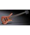 Basse électrique Warwick Corvette Standard Bubinga - 6 cordes - active - active  - Natural Transparent Satin