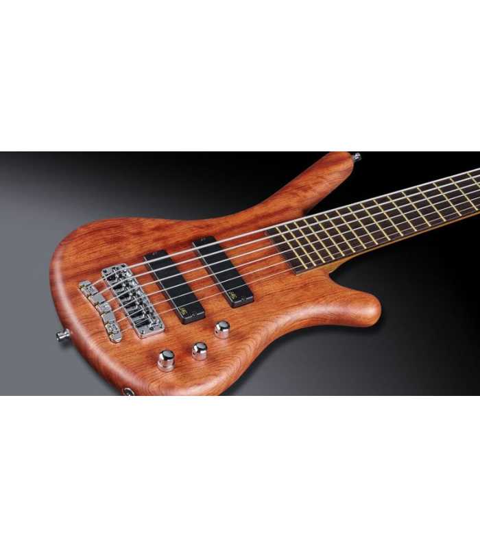 Bajo eléctrico Warwick Corvette Standard Bubinga - 6 strings - active - active - Natural Transparent Satin