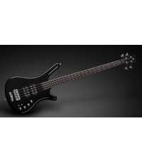 Basse électrique Warwick Corvette $$ - 4 cordes - passive - active Solid Black High Polish