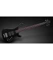 Basse électrique Warwick Corvette $$ - 4 cordes - passive - active Solid Black High Polish