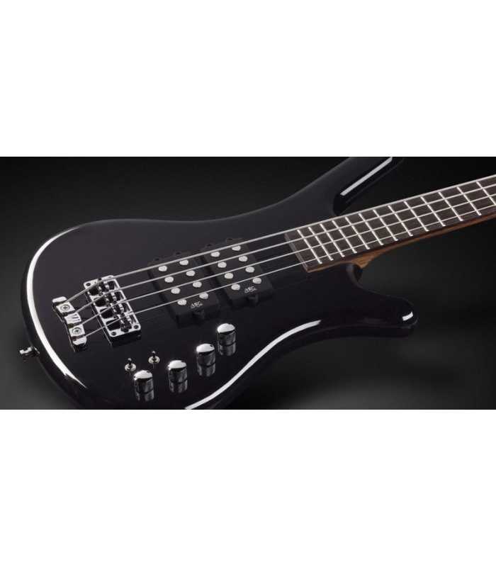 Bajo eléctrico Warwick Corvette $$ - 4 cuerdas - pasivo - activo Solid Black High Polish