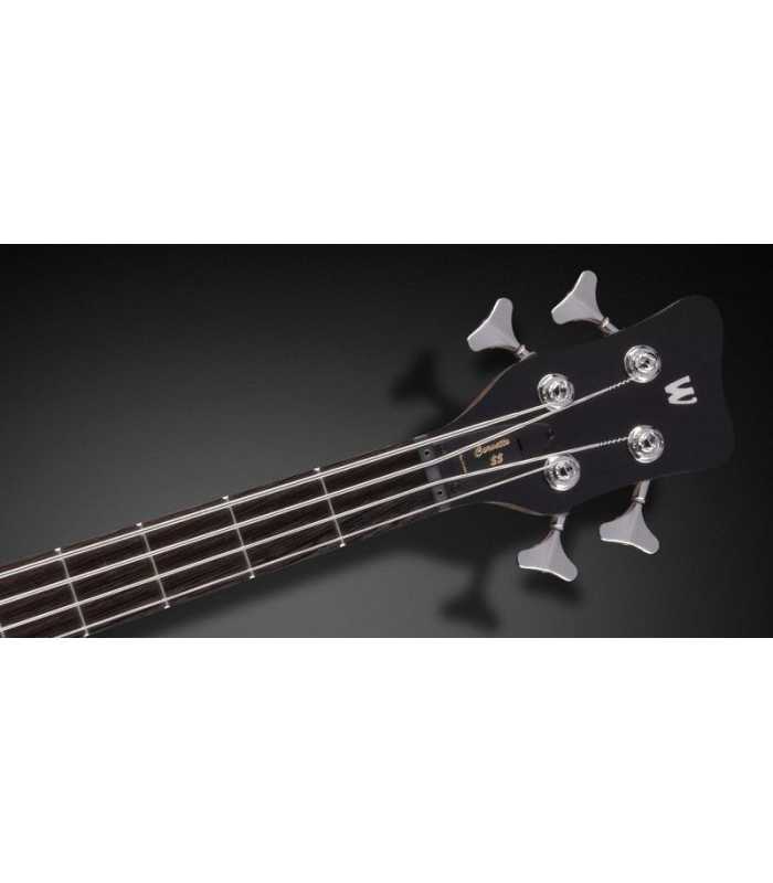 Basse électrique Warwick Corvette $$ - 4 cordes - passive - active Solid Black High Polish