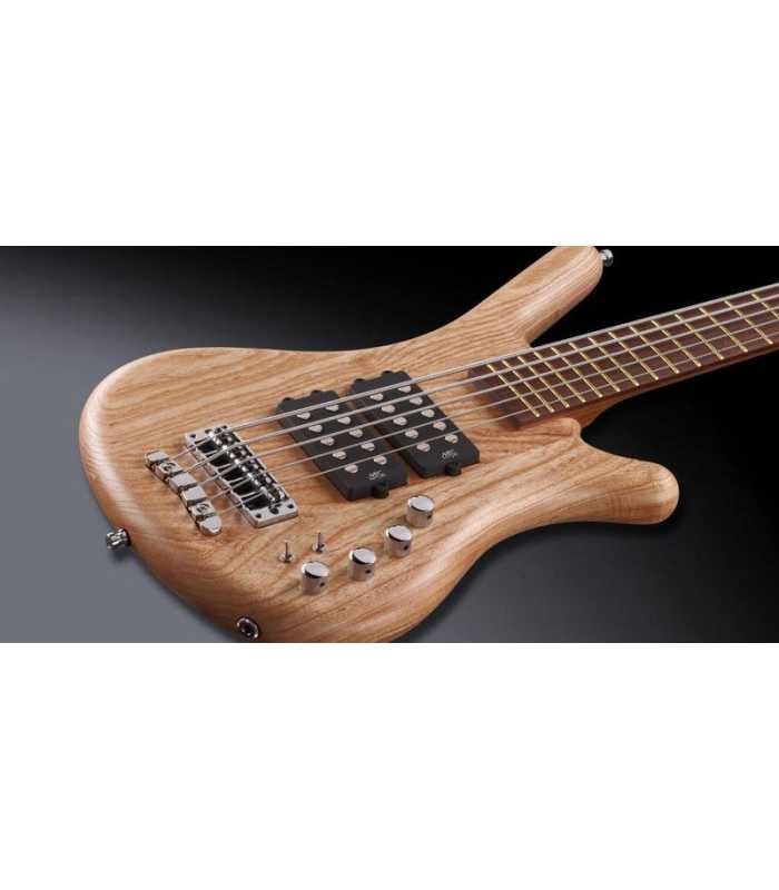 Bajo eléctrico Warwick Corvette $$ - 5 cuerdas - pasivo - activo Natural Transparent Satin