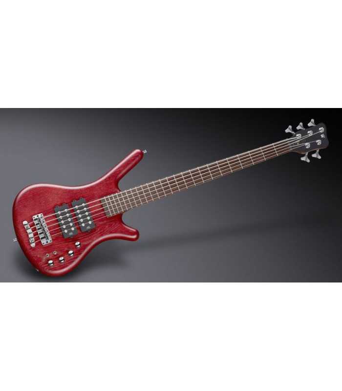 Bajo eléctrico Warwick Corvette $$ - 5 cuerdas - pasivo - activo Colored Transparent Satin