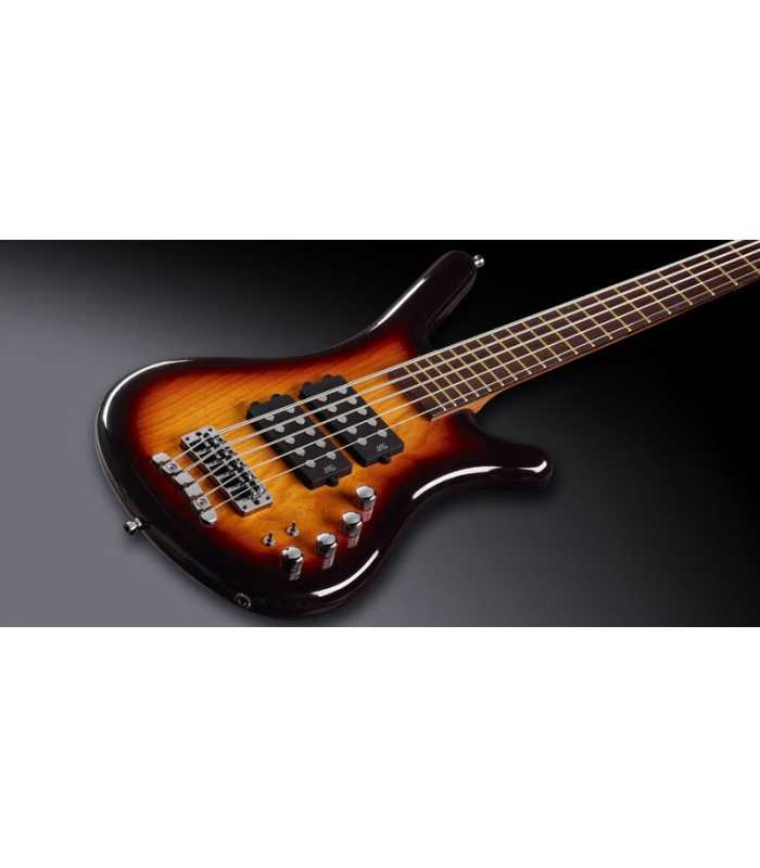 Basse électrique Warwick Corvette $$ - 5 cordes - passive / active Burst High Polish