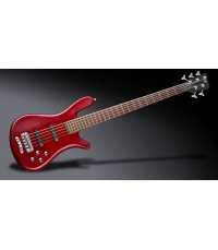 Basse électrique Warwick Streamer LX - 5 cordes - active - active - Colored Transparent Satin
