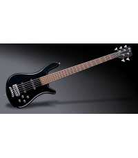 Basse électrique Warwick Streamer LX - 5 cordes - active - active  Solid Black High Polish