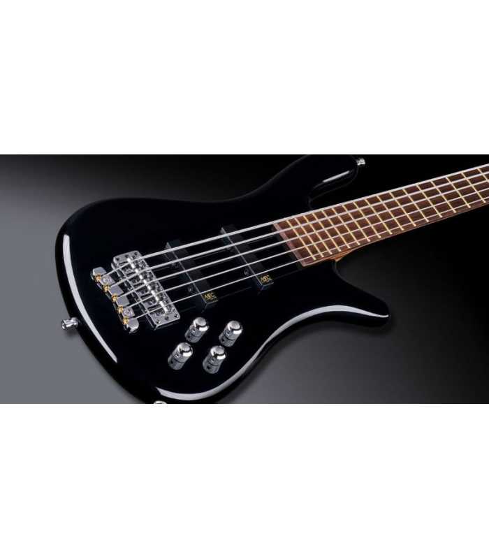Basse électrique Warwick Streamer LX - 5 cordes - active - active  Solid Black High Polish