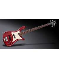Basse électrique Warwick Streamer CV - 4 cordes - passive - passive  - Colored Transparent Satin