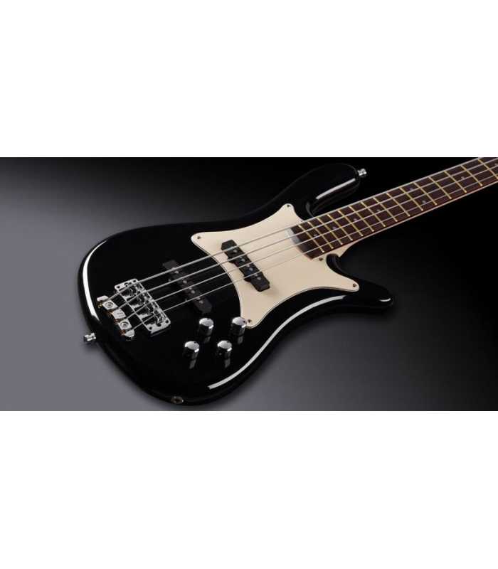 Bajo eléctrico Warwick Streamer CV - 4 cuerdas - pasivo - pasivo Solid Black High Polish