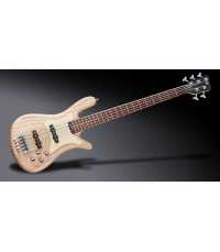 Basse électrique Warwick Streamer CV - 5 cordes - passive - passive Natural Transparent Satin