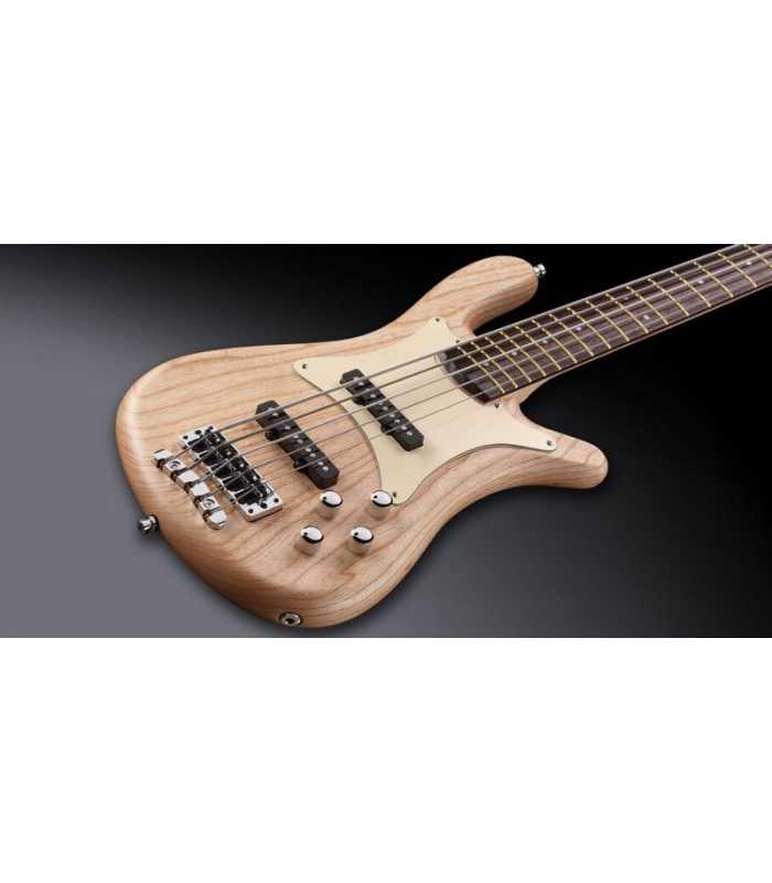 Basse électrique Warwick Streamer CV - 5 cordes - passive - passive Natural Transparent Satin