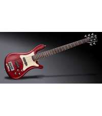 Basse électrique Warwick Streamer CV - 5 cordes - passive - passive  - Colored Transparent Satin