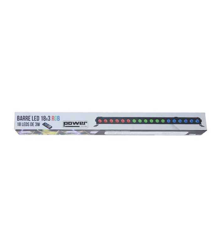 BARRE LED 18x3W RGB Power Lighting