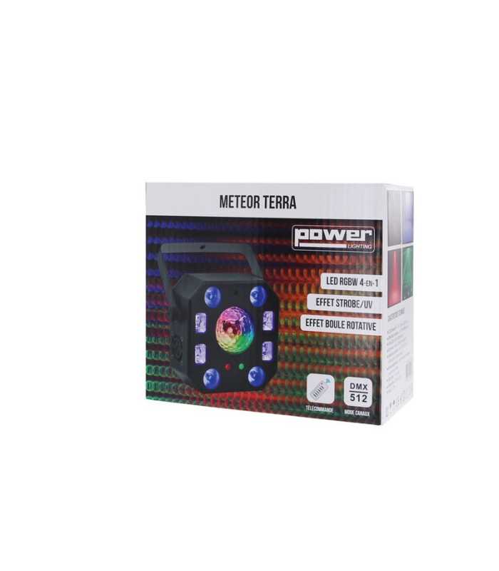 Jeu de lumière multi-effet Power Lighting METEOR TERRA
