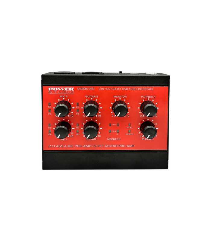 Interfaz de audio  Power Studio USBOX 222