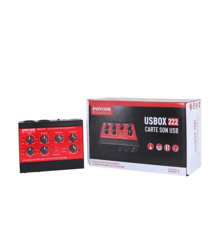 Interfaz de audio  Power Studio USBOX 222