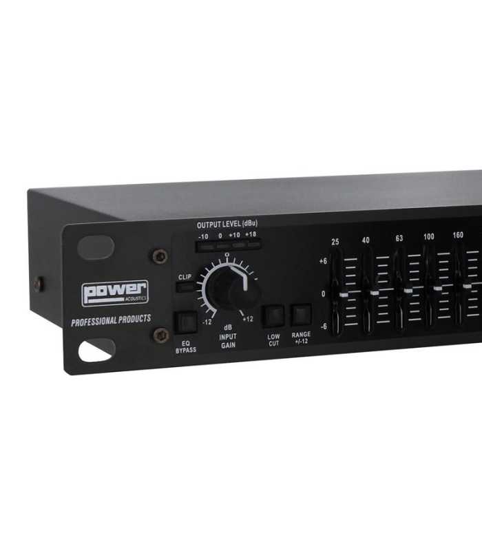 Equaliseur 2x15 Bandes Power Acoustics EQ 215