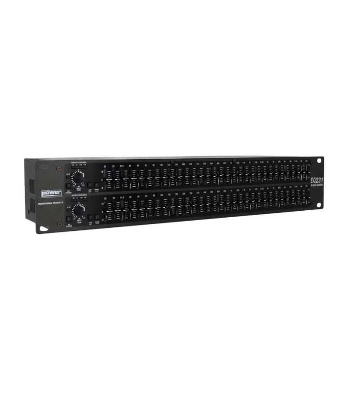 Equaliseur 2x30 Bandes Power Acoustics EQ 231