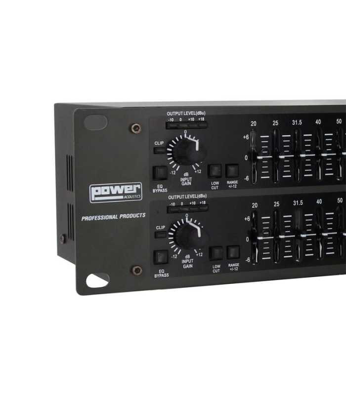 Equaliseur 2x30 Bandes Power Acoustics EQ 231