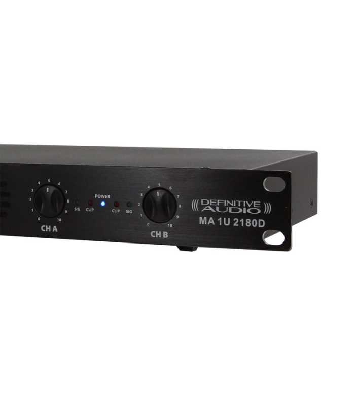 Amplificador Definitive Audio MA 1U 2180D 2x180W RMS