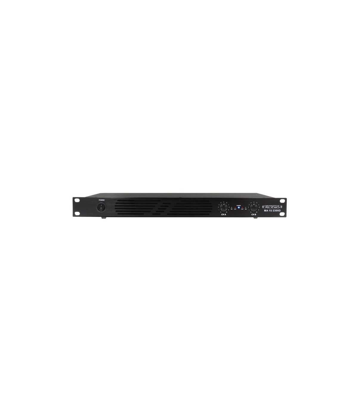 Amplificateur 2x300W RMS Definitive Audio MA 1U 2300D