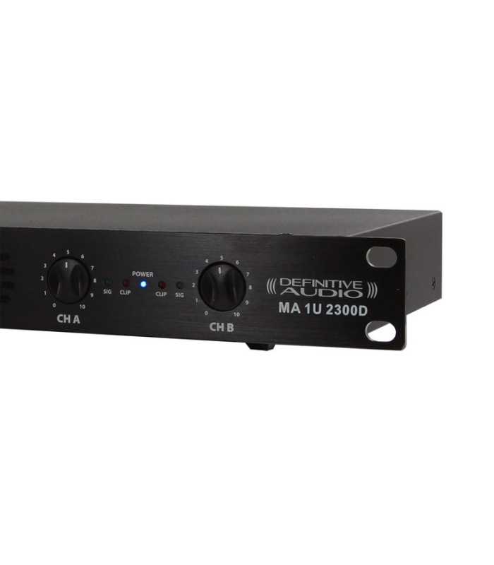 Amplificateur 2x300W RMS Definitive Audio MA 1U 2300D