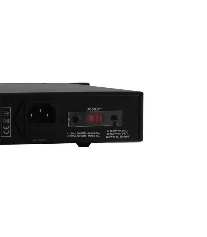 Amplificateur 2x300W RMS Definitive Audio MA 1U 2300D