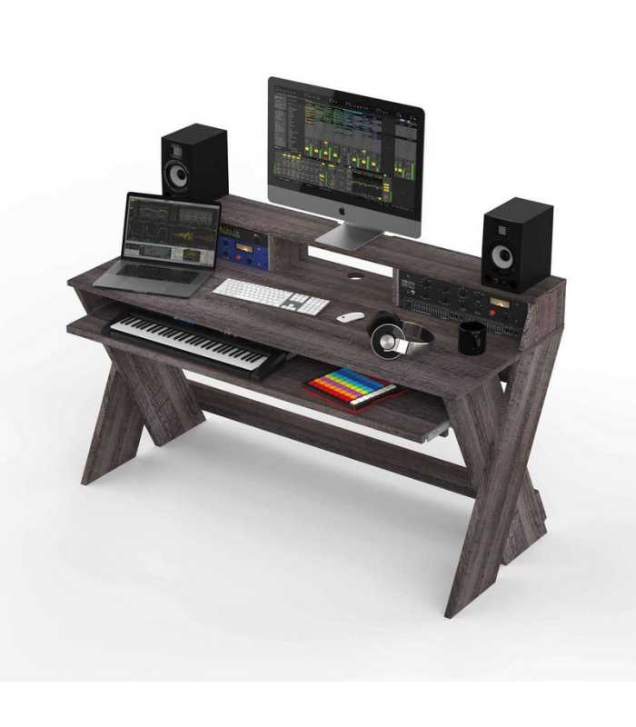 Estación de trabajo de estudio Glorious DJ SOUND DESK PRO WALNUT