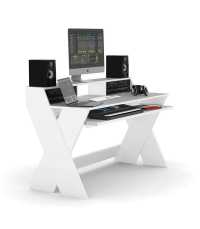 Poste de travail de studio Glorious DJ SOUND DESK PRO WHITE