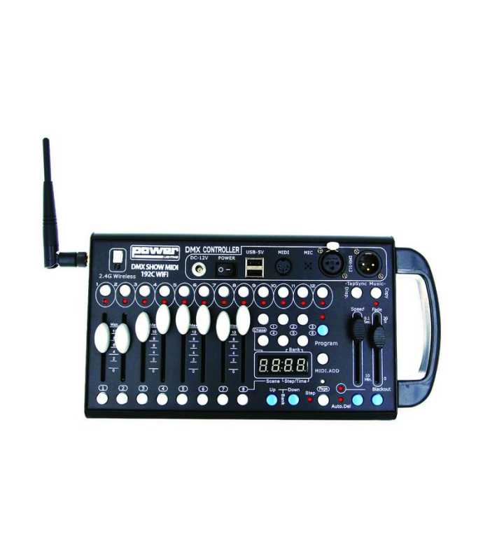 Consola de iluminación DMX SHOW MIDI 192C WIFI Power Lighting