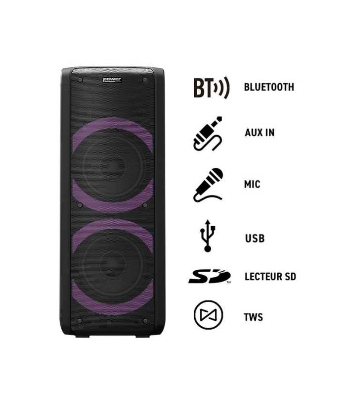 Sono portable USB + BT Power Acoustics GOFUN 100