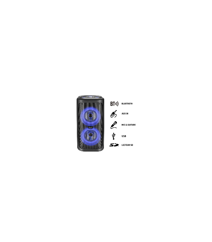 PA portátil Power Acoustics GOFUN 200 USB + BT