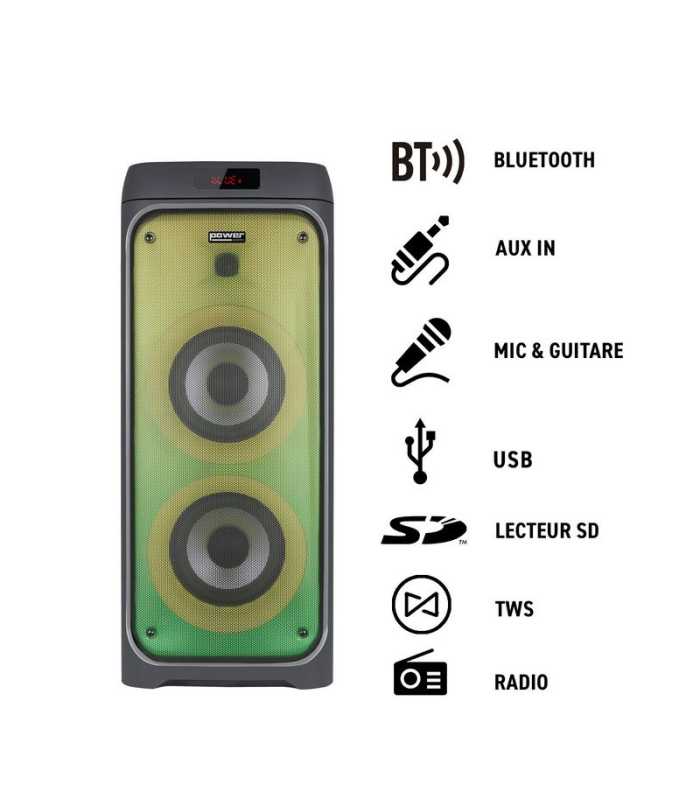 PA portátil Power Acoustics GOFUN 300 USB + BT