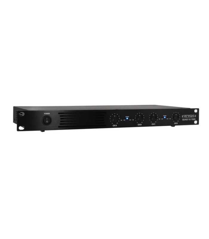 Amplificateur 4 canaux Definitive Audio QUAD 1U 150D