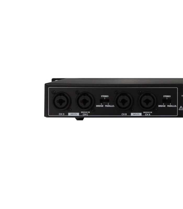 Amplificateur 4 canaux Definitive Audio QUAD 1U 150D
