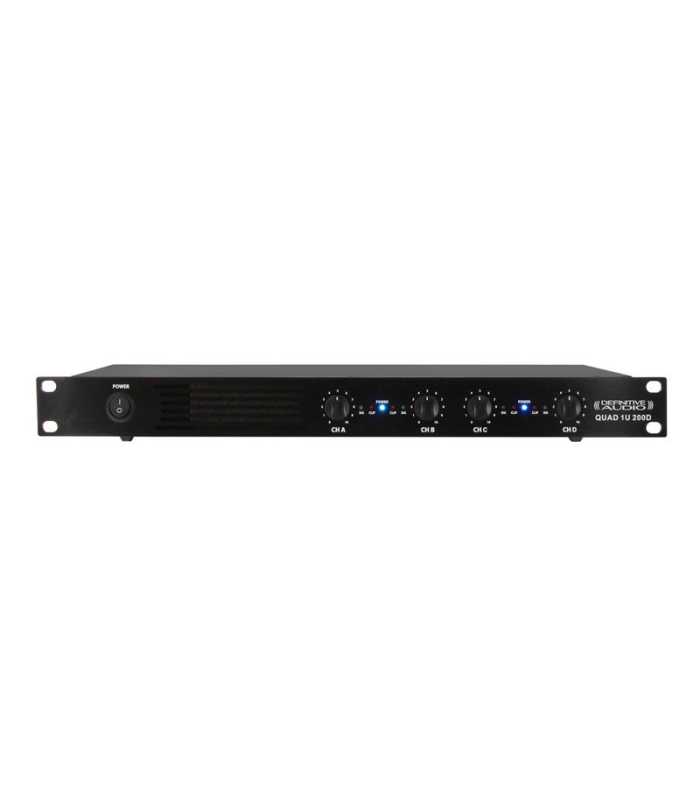 Amplificateur 4 canaux Definitive Audio QUAD 1U 200D