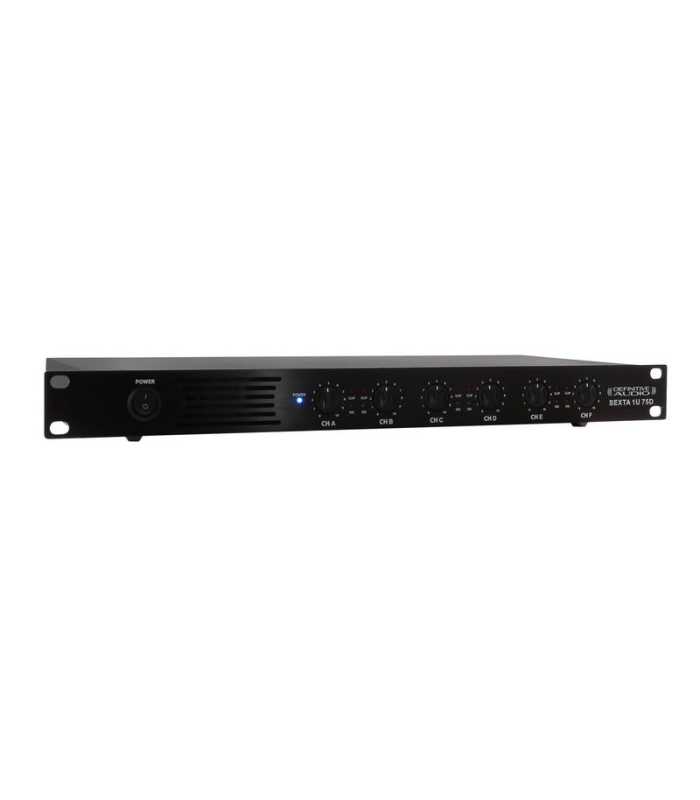 Amplificateur 6 canaux Definitive Audio SEXTA 1U 75D